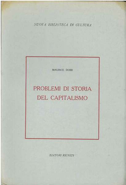 Problemi di storia del capitalismo