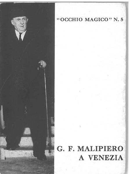 G. F. Malipiero a Venezia. Foto di Franco Bottino, con …