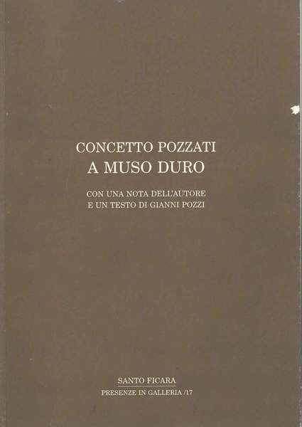 A muso duro. Con una nota dell'autore e un testo …