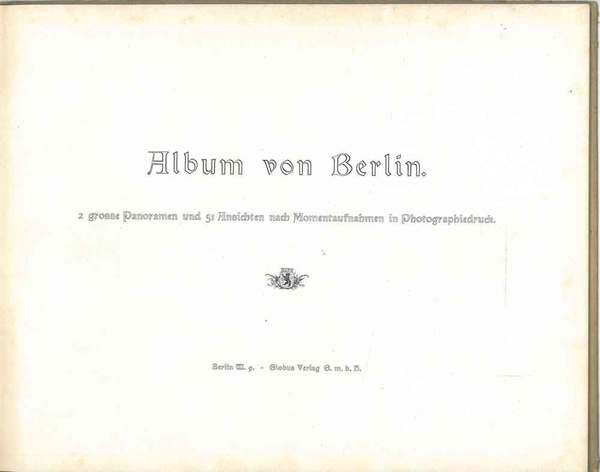 Album von Berlin