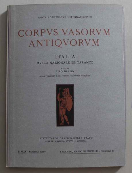 Corpus vasorum antiquorum Italia, Museo Nazionale di Taranto Italia, fascicolo …