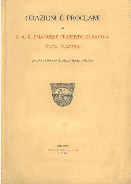 Orazioni e proclami di S. A. R. Emanuele Filiberto di …