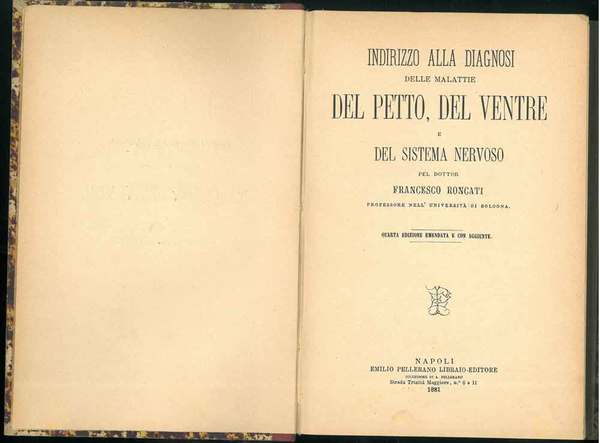 Indirizzo alla diagnosi delle malattie del petto, del ventre e …