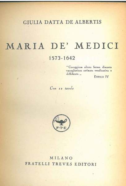 Maria de' Medici 1573-1642