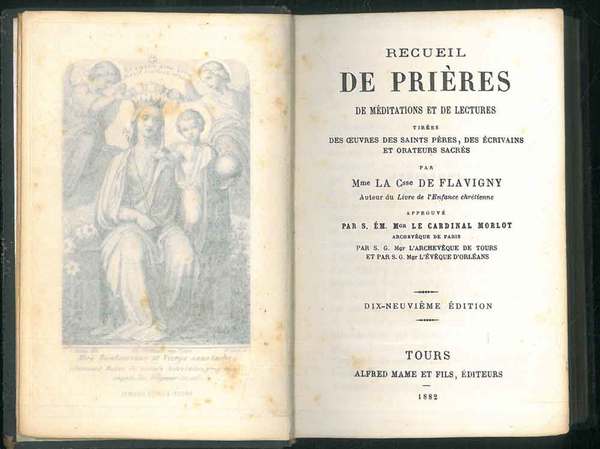 Recueil de prières de méditations et de lectures tirées des …