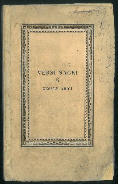 Versi sacri.