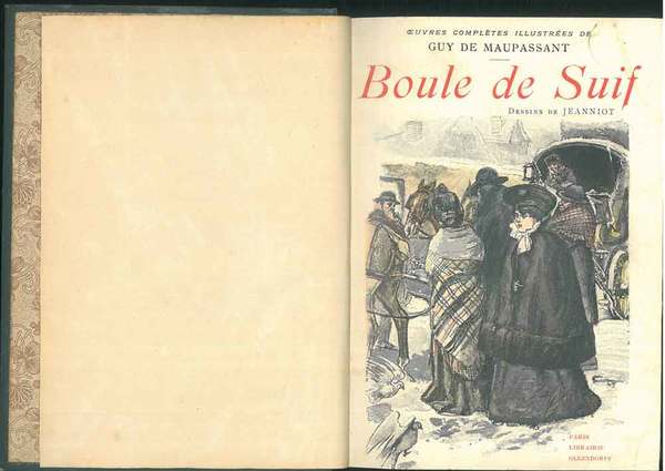 Boule de suif. Illustrations de Jeanniot. Gravure sur bois par …