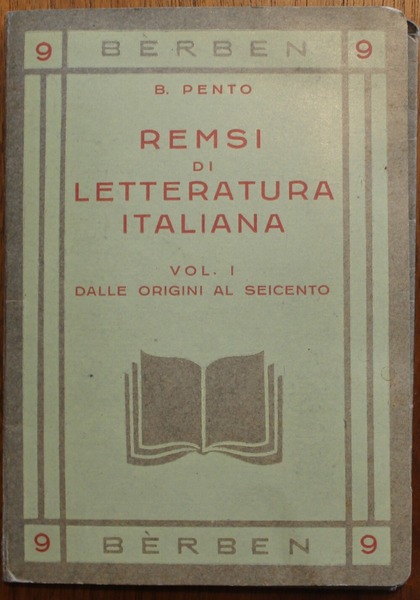 Remsi di letteratura Italiana, vol. 1. Dalle origini al seicento