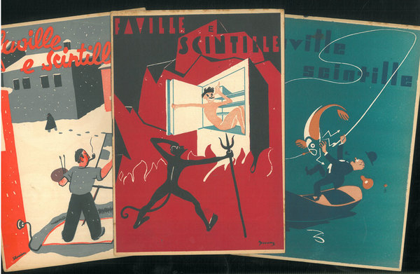 Faville e Scintille. Anno V "1937" 11 numeri. Rivista mensile …