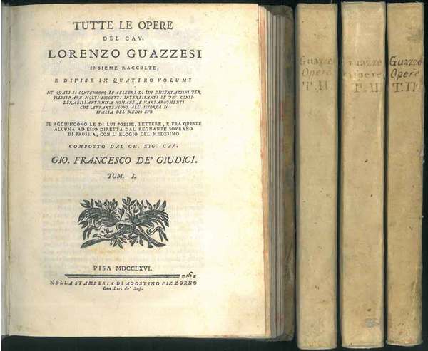 Tutte le opere del Cav. Lorenzo Guazzesi insieme raccolte e …