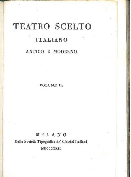 Il pastor fido tragicommedia pastorale. (Teatro scelto italiano antico e …