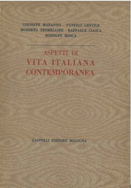 Aspetti di vita italiana contemporanea