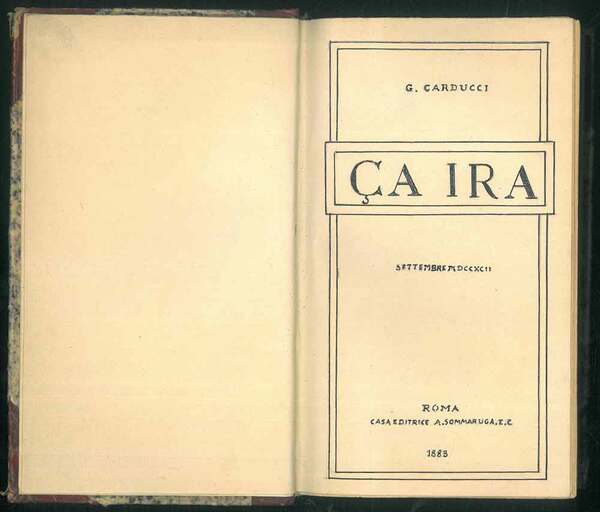 Ca ira. - Rime Nuove. (Ça ira )