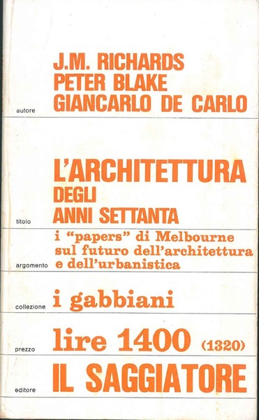 L'architettura degli anni settanta