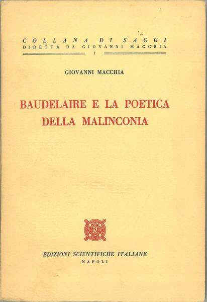 Baudelaire e la poetica della malinconia