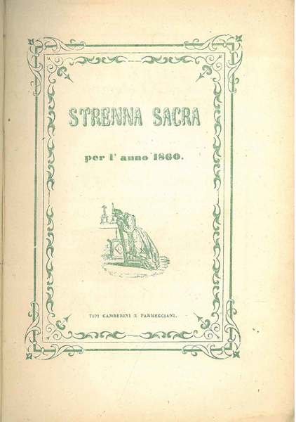 Strenna sacra per l'anno 1860