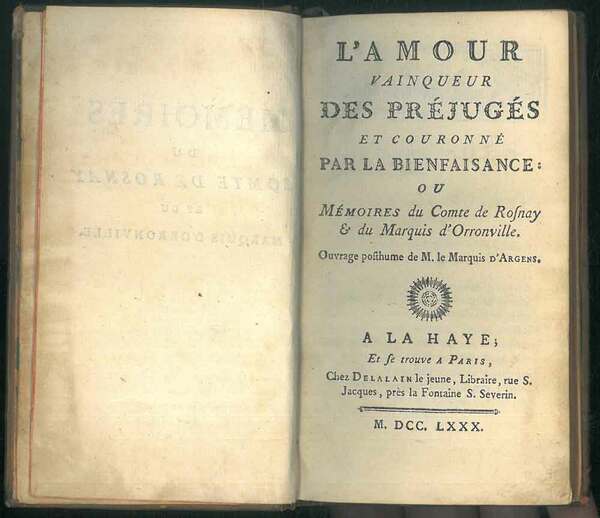 L'amour vainqueur des Préjugés et couronné par la bienfaisance: ou …