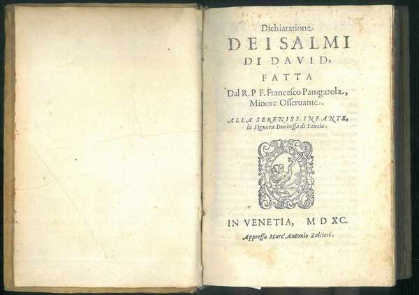 Dichiaratione dei Salmi di David.