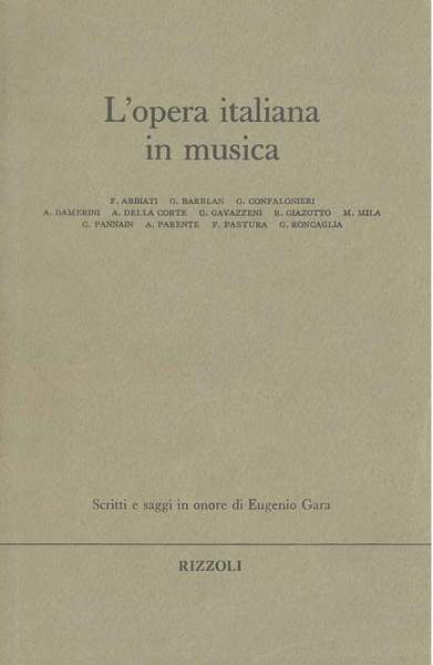 Opera italiana in musica