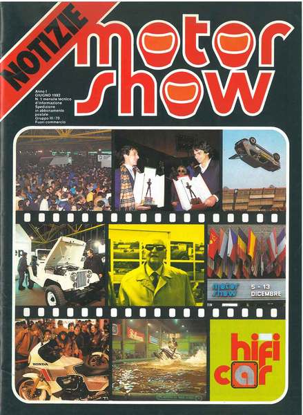 Notizie Motor Show. Anno I, n. 1, giugno 1982