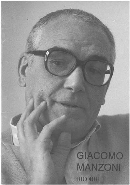 Giacomo Manzoni. Catalogo delle opere pubblicate da G. Ricordi & …