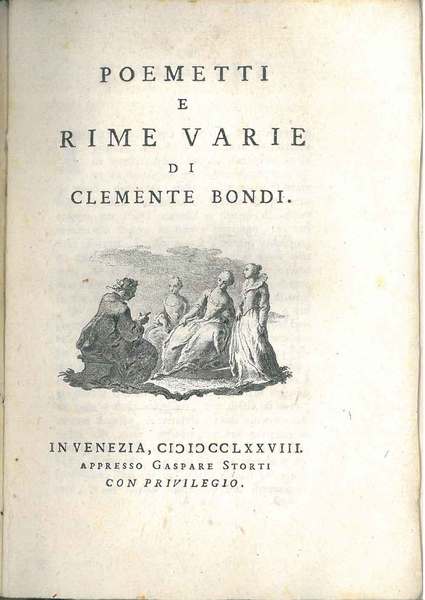 Poemetti e rime varie