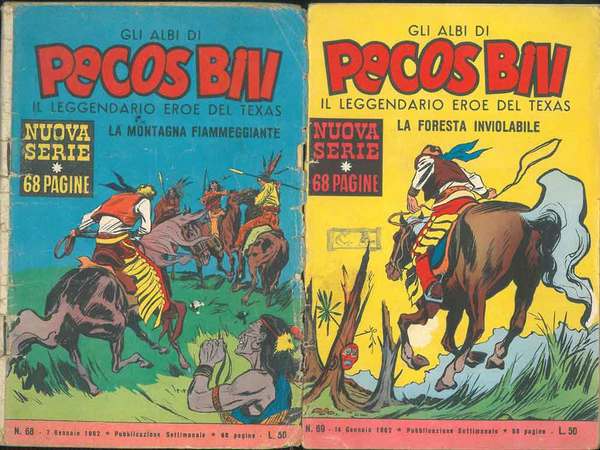 Gli albi di Pecos Bill il leggendario eroe del Texas. …