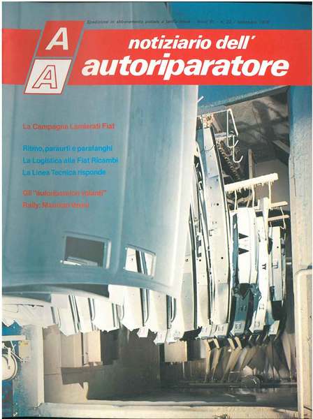 Notiziario dell autoriparatore, Anno VI - n° 22 - settembre …