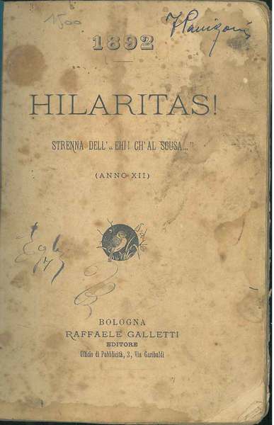 Hilaritas! Strenna dell' "Ehi! Ch'al scusa." Anno XII