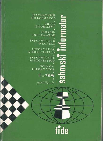 Sahovski informator / Chess informant / Schachinformator / Informateur d'echecs …
