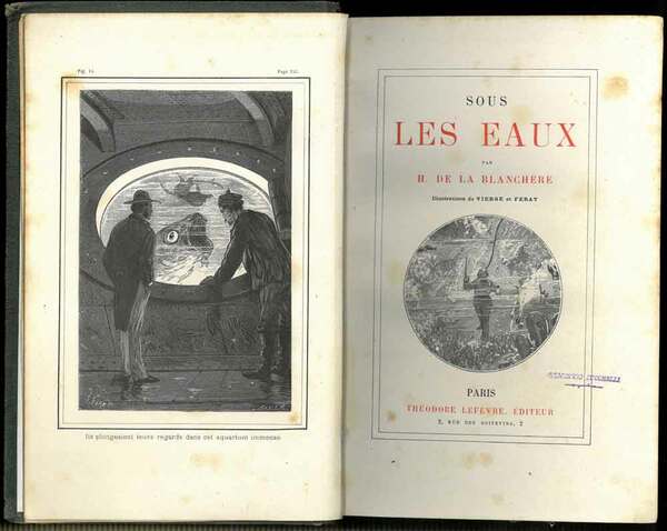 Sous les Eaux. Illustrations de Vierge et Ferat.