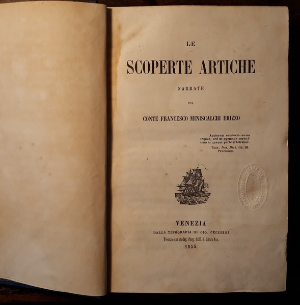 Le scoperte artiche narrate dal Conte Francesco Miniscalchi Erizzo