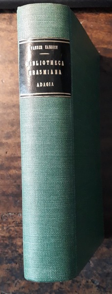 Bibliographie des oeuvres d'Erasme. Adagia