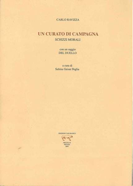 Un curato di campagna. Schizzi morali. Con un saggio del …