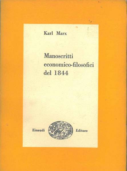 Manoscritti economico-filosofici del 1844