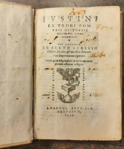 Iustini Ex Trogi Pompeii historiis externis libri 44. His accessit …