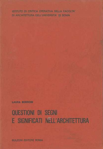 Questioni di segni e significati nell'architettura