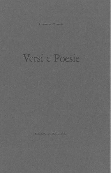 Versi e poesie