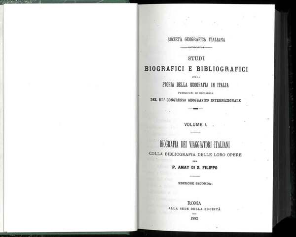 Studi biografici e bibliografici sulla storia della geografia in Italia …