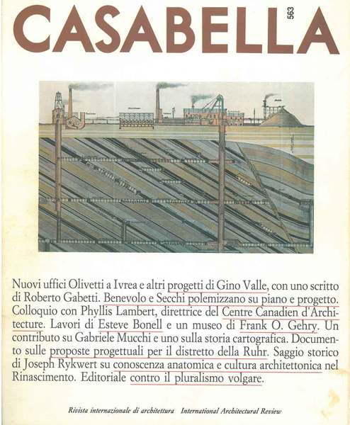 Casabella. Rivista internazionale di architettura. International Architectural Review. N. 563, …