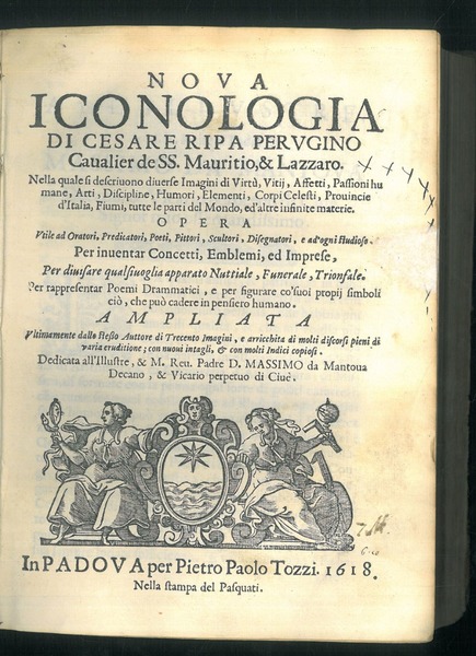 Nova iconologia di Cesare Ripa perugino cavalier de ss. Mauritio, …