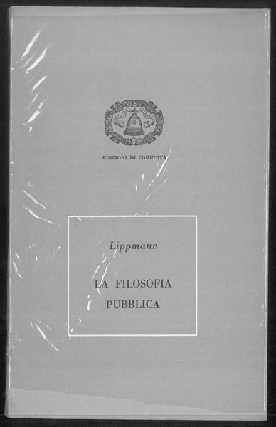 La filosofia pubblica. Declino e rinnovamento della società occidentale.