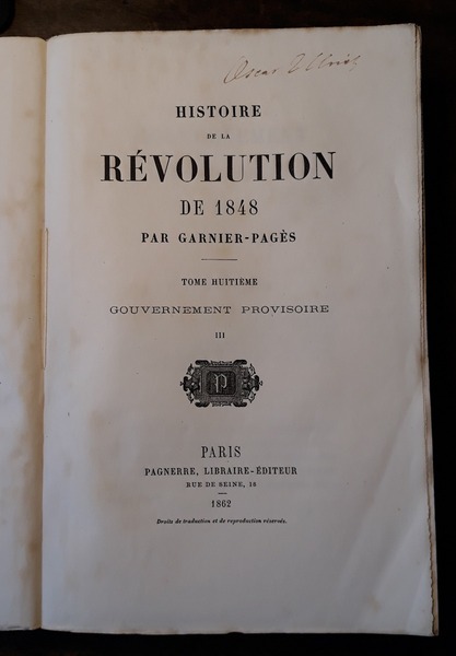 Histoire de la révolution de 1848. Tome huitième, Governement provisoire