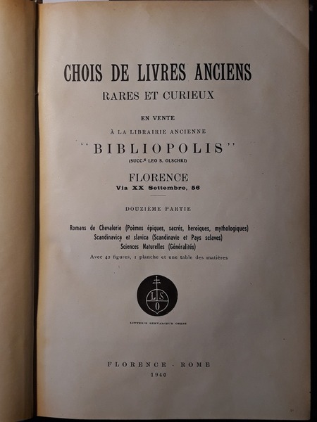 Choix de Livres Anciens Rares et Curieux Romans de Chevalerie …