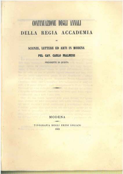 Continuazione degli annali della regia accademia di scienze, lettere ed …
