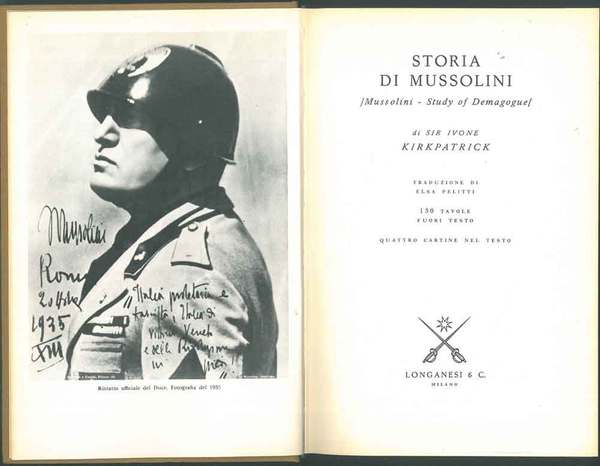 Storia di Mussolini. Mussolini - Study of Demagogue Traduzione di …