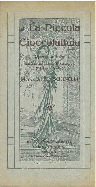 La piccola cioccolataia. Operetta in 3 atti dalla commedia omonima …