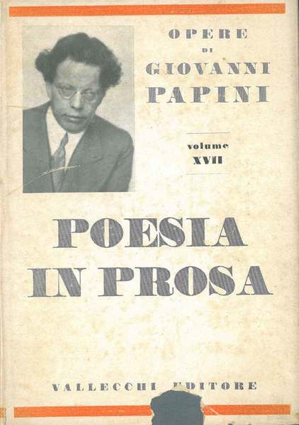 Poesia in prosa. Cento pagine di poesia. Giorni di festa. …