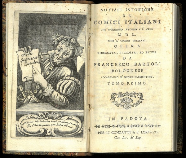 Notizie istoriche de' Comici italiani che fiorirono intorno all'anno MDL …