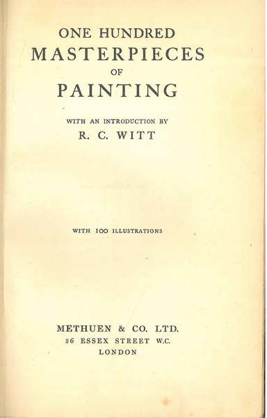 One hundred masterpieces of painting